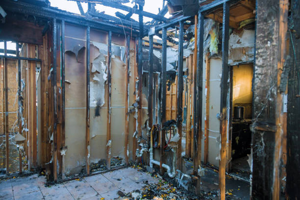 Professional Fire Damage Assessment technician working in Marshfield, WI